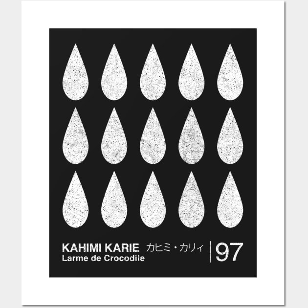 Kahimi Karie / Minimalist Graphic Design Fan Artwork Wall Art by saudade